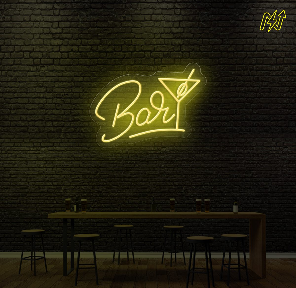 Bar LED-neonbord